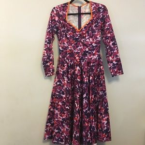 👗Pinup couture long sleeve Heidi dress sz sm